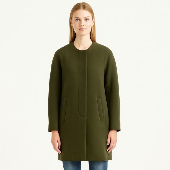 J Crew Double Cloth Sabrina Wool Coat - Picture 1 of 8